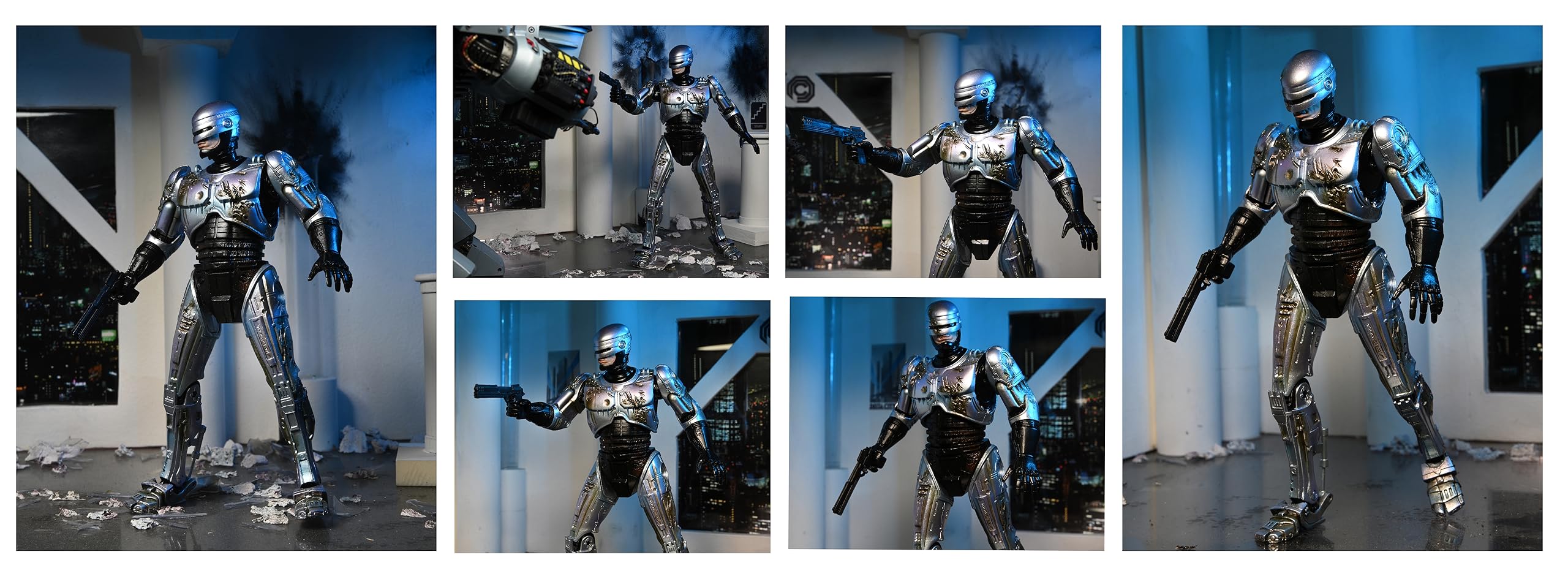 Amazon.co.jp: NECA公式アルティメットロボコップバトルダメージチェア